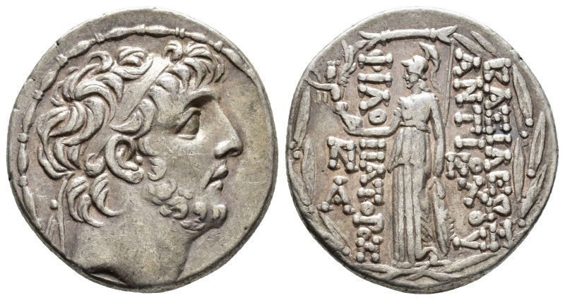 SELEUCID KINGS.
Antiochos IX Eusebes Philopator (114-95 BC), First reign at Ant...