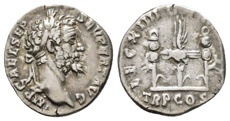 Septimius Severus (AD 193-211).
Denarius
(AR, 18 mm, 2.59 g)
AD 193-194, Rome...
