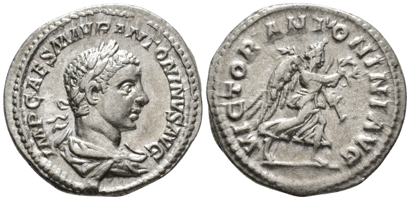 Elagabalus (AD 218-222).
Denarius
(AR, 20 mm, 3.07 g)
AD 218-222, Rome.

IM...