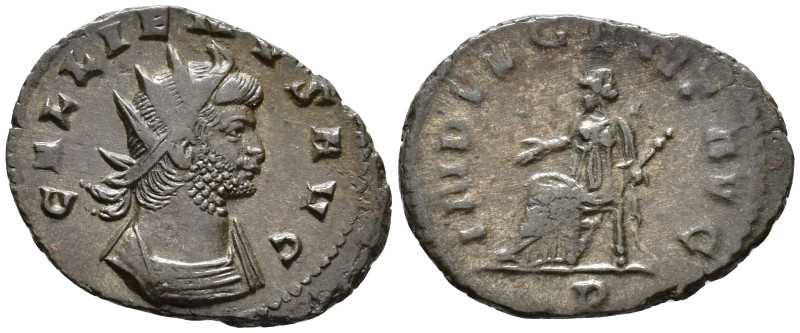 Gallienus (AD 253-268).
Antoninianus
(AE, 23 mm, 2.81 g)
AD 263-265, Rome.
...