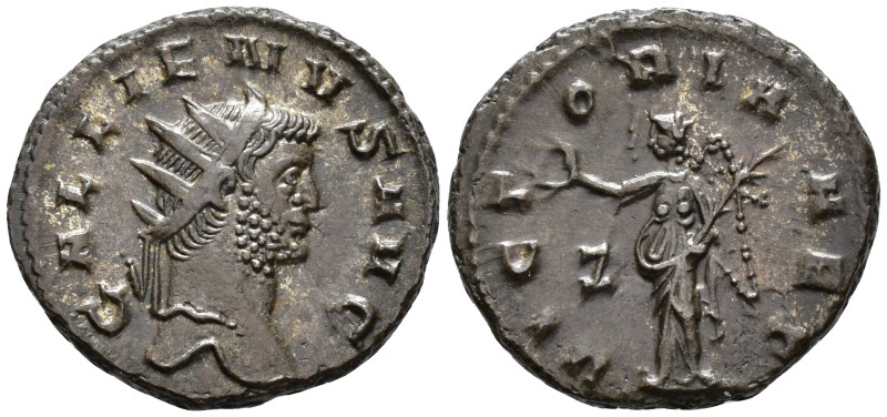 Gallienus (AD 253-268).
Antoninianus
(AE, 21 mm, 4.54 g)
AD 265-266, Rome.
...