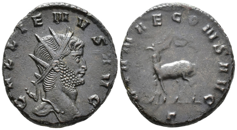 Gallienus (AD 253-268).
Antoninianus
(AE, 20 mm, 3.91 g)
AD 267-268, Rome.
...