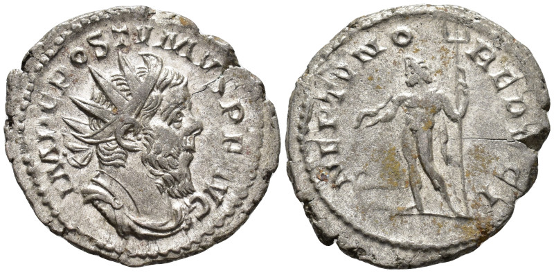 Postumus (AD 260-269).
Antoninianus
(AR, 24 mm, 3.95 g)
AD 262, Cologne.

I...