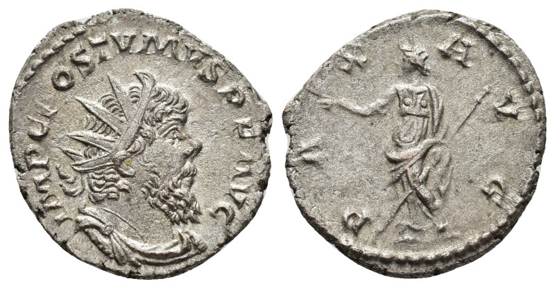 Postumus (AD 260-269).
Antoninianus
(AR, 20 mm, 3.17 g)
AD 268, Cologne.

I...