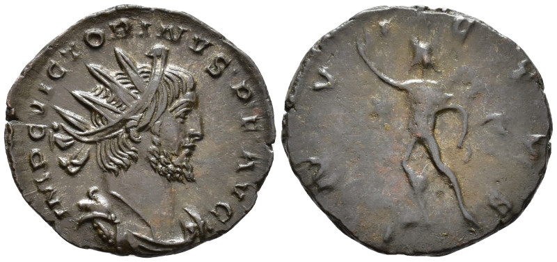 Victorinus (AD 269-271).
Antoninianus
(AE, 21 mm, 2.79 g)
AD 269, Treveri.
...