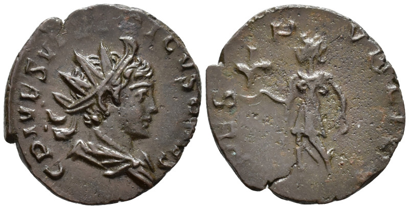 Tetricus II, Caesar (AD 271-274).
Antoninianus
(AE, 18 mm, 2.27 g)
AD 272, Tr...