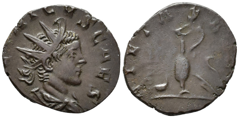 Tetricus II, Caesar (AD 271-274).
Antoninianus
(AE, 18 mm, 1.79 g)
AD 273, Co...