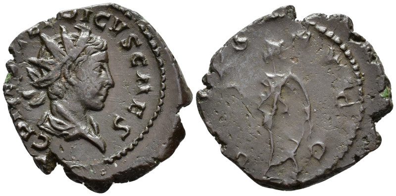 Tetricus II, Caesar (AD 271-274).
Antoninianus
(AE, 22 mm, 4.31 g)
AD 274, Co...