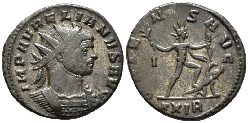 Aurelian (AD 270-275).
Antoninianus
(AE, 21 mm, 4.08 g)
AD 275, Rome.

IMP ...