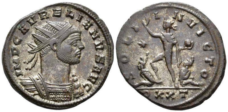 Aurelian (AD 270-275).
Antoninianus
(AE, 22 mm, 3.54 g)
AD 274, Ticinum.

I...