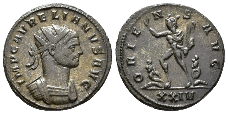 Aurelian (AD 270-275).
Antoninianus
(AE, 22 mm, 4.45 g)
AD 274-275, Siscia.
...