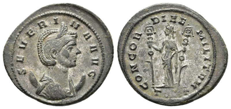 Severina, Augusta (AD 270-275).
Antoninianus
(AE, 24 mm, 4.24 g)
AD 275, Tici...