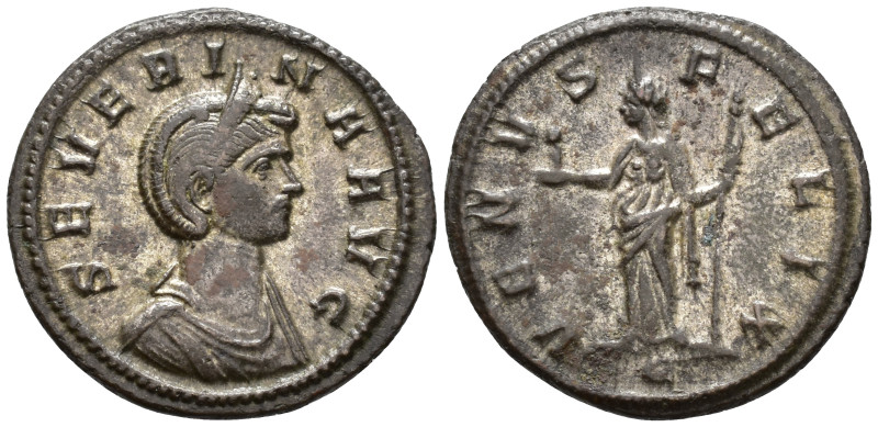 Severina, Augusta (AD 270-275).
Denarius
(AE, 20 mm, 2.92 g)
AD 275, Rome.
...