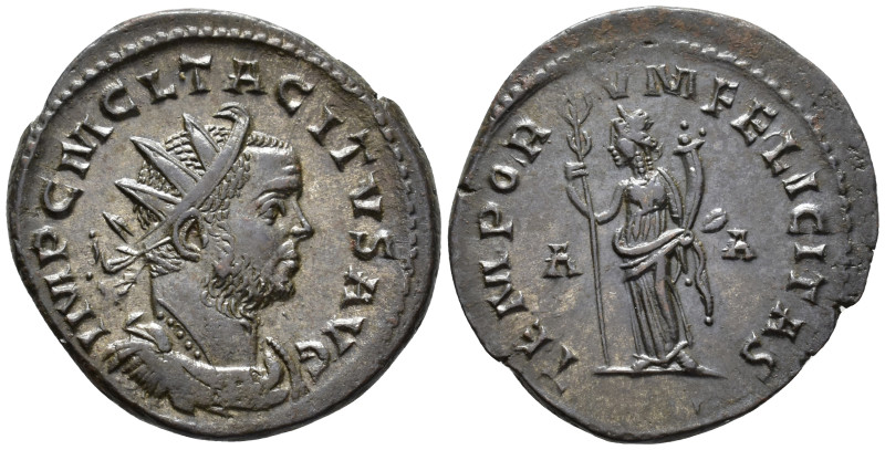 Tacitus (AD 275-276).
Antoninianus
(AE, 23 mm, 3.84 g)
AD 276, Lugdunum.

I...