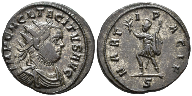 Tacitus (AD 275-276).
Antoninianus
(AE, 22 mm, 4.58 g)
AD 276. Ticinum.

IM...