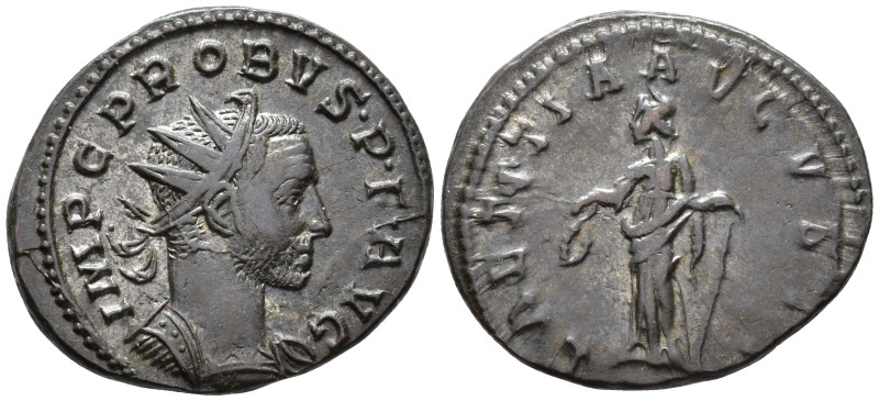 Probus (AD 276-282).
Antoninianus
(AE, 23 mm, 4.31 g)
AD 276-282, Lugdunum.
...
