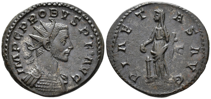 Probus (AD 276-282).
Antoninianus
(AE, 23 mm, 4.81 g)
AD 276-282, Lugdunum.
...