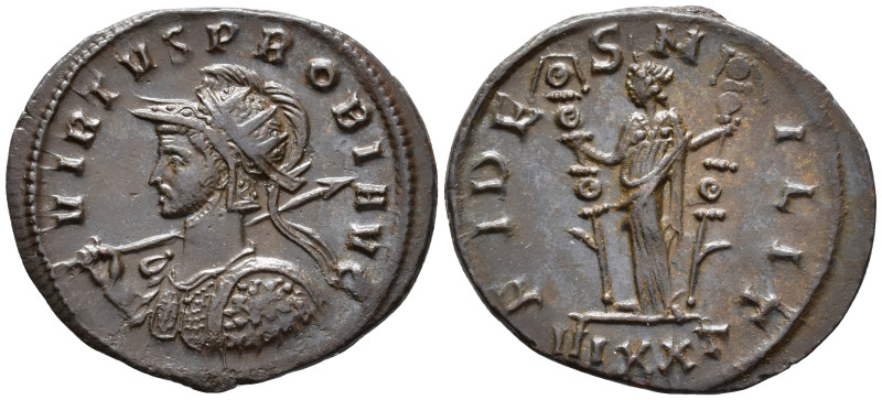 Probus (AD 276-282).
Antoninianus
(AE, 24 mm, 3.33 g)
AD 276-282, Ticinum.
...