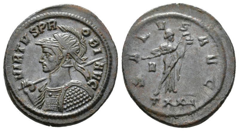 Probus (AD 276-282).
Antoninianus
(AE, 25 mm, 5.00 g)
AD 276-282, Ticinum.
...