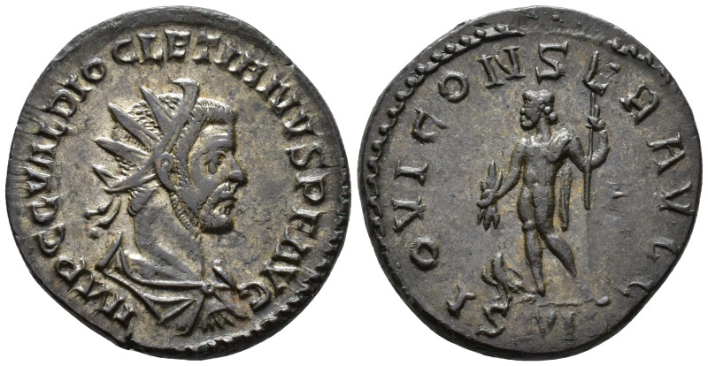 Diocletian (AD 284-305).
Antoninianus
(AE, 21 mm, 3.82 g)
AD 287-288, Lugdunu...