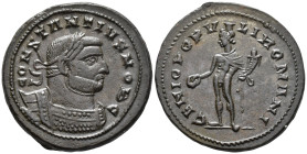 Constantius I, Caesar (AD 293-305).
Follis
(AE, 28 mm, 10.24 g)
AD 297, Londinium.

CONSTANTIVS NOB C Bust of Constantius I right, laureate and c...