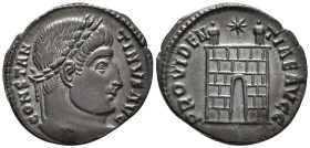 Constantine I (AD 307/310-337).
Follis
(AE, 20 mm, 2.78 g)
AD 324-325, Arelate.

CONSTANTINVS AVG Head of Constantine I right, laureate. / PROVID...