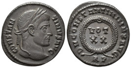 Constantine I (AD 307/310-337).
Follis
(AE, 19 mm, 2.90 g)
AD 321, Rome.

CONSTANTINVS AVG Head of Constantine I right, laureate. / D N CONSTANTI...