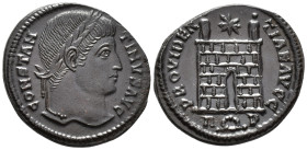 Constantine I (AD 307/310-337).
Follis
(AE, 19 mm, 2.61 g)
AD 326, Rome.

CONSTANTINVS AVG Head of Constantine I right, laureate. / PROVIDENTIAE ...
