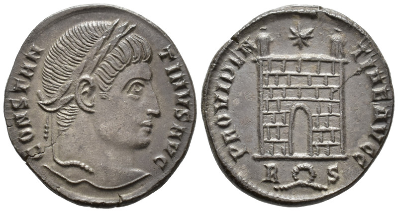 Constantine I (AD 307/310-337).
Follis
(AE, 19 mm, 2.72 g)
AD 326, Rome.

C...