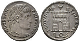 Constantine I (AD 307/310-337).
Follis
(AE, 19 mm, 2.72 g)
AD 326, Rome.

CONSTANTINVS AVG Head of Constantine I right, laureate. / PROVIDENTIAE ...