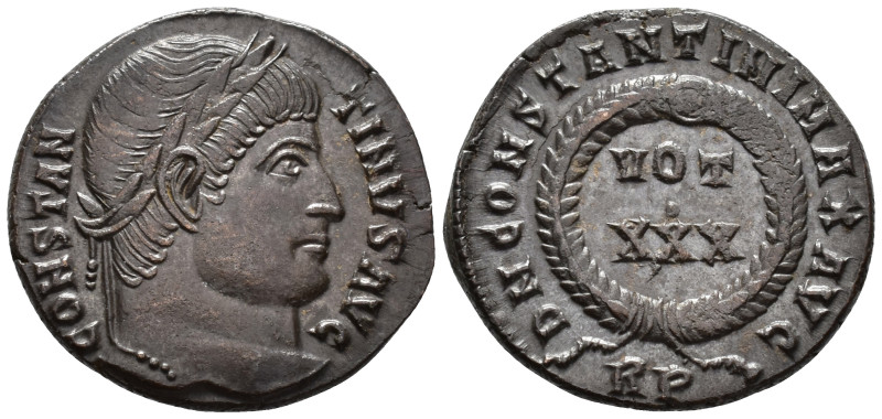 Constantine I (AD 307/310-337).
Follis
(AE, 19 mm, 3.00 g)
AD 329, Rome.

C...