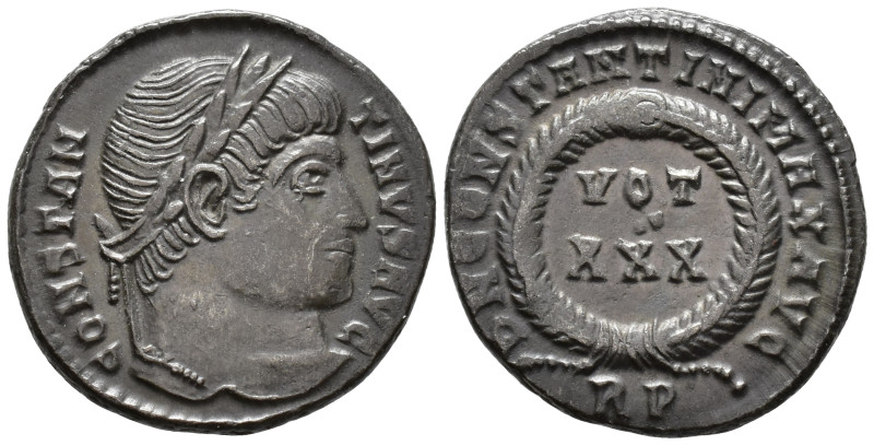 Constantine I (AD 307/310-337).
Follis
(AE, 20 mm, 3.14 g)
AD 329, Rome.

C...