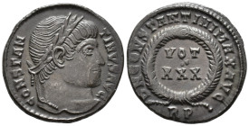 Constantine I (AD 307/310-337).
Follis
(AE, 20 mm, 3.14 g)
AD 329, Rome.

CONSTANTINVS AVG Head of Constantine I right, laureate. / D N CONSTANTI...