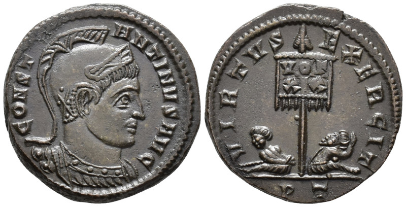 Constantine I (AD 307/310-337).
Follis
(AE, 19 mm, 3.55 g)
AD 319-320, Ticinu...