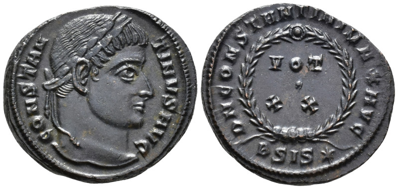 Constantine I (AD 307/310-337).
Follis
(AE, 20 mm, 3.69 g)
AD 320-321, Siscia...