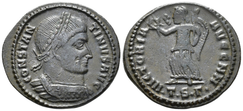 Constantine I (AD 307/310-337).
Follis
(AE, 20 mm, 3.06 g)
AD 319, Thessaloni...