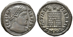 Constantine I (AD 307/310-337).
Follis
(AE, 19 mm, 2.98 g)
AD 325-326, Cyzikus.

CONSTANTINVS AVG Head of Constantine I right, laureate. / PROVID...