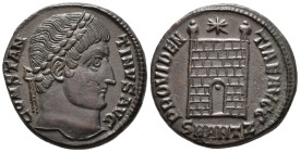 Constantine I (AD 307/310-337).
Follis
(AE, 19 mm, 4.23 g)
AD 326-327, Antioch.

CONSTANTINVS AVG Head of Constantine I right, laureate. / PROVID...