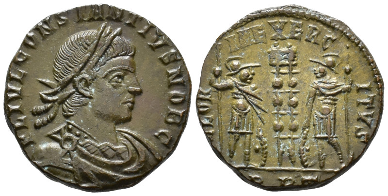 Constantius II, Caesar (AD 324-337).
Follis
(AE, 16 mm, 2.50 g)
AD 329-330, R...