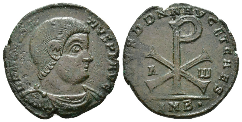Magnentius (AD 350-353).
Double Maiorina
(AE, 27 mm, 6.88 g)
AD 350-353, Ambi...