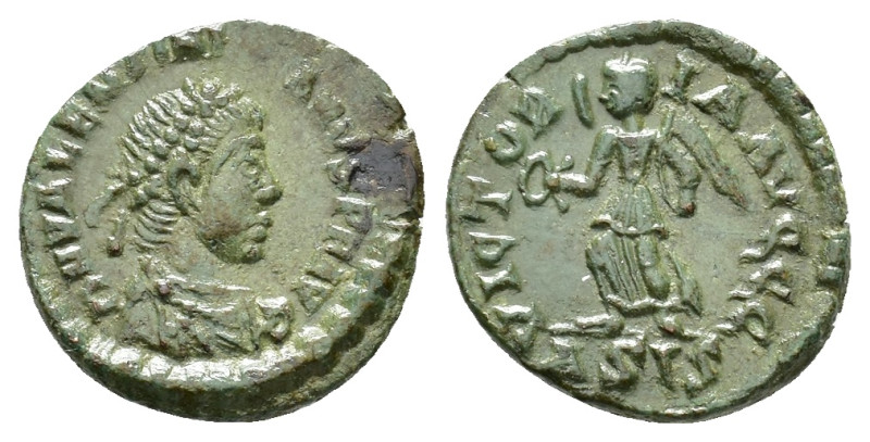 Valentinian II (AD 375-392).
Half-Centenionalis
(AE, 13 mm, 1.12 g)
AD 384-38...