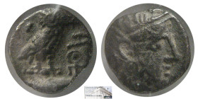 ARABIA, FELIX, Sabaeans. AR 1/4 unit. 3rd-2nd centuries BC. NGC-F.