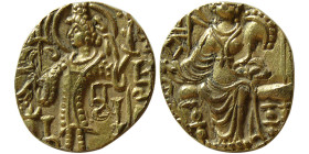 INDIA, Later KUSHAN KINGS, Kipunada. 335-350 AD. Gold Dinar