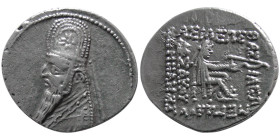 KINGS of PARTHIA. Mithradates II (121-91 BC). AR Drachm. Rhgahi.