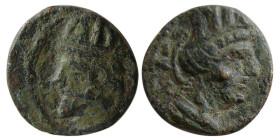 KINGS of PARTHIA, Vologases III. Ca. AD 105-147. Æ Chalkon. Seleukeia.