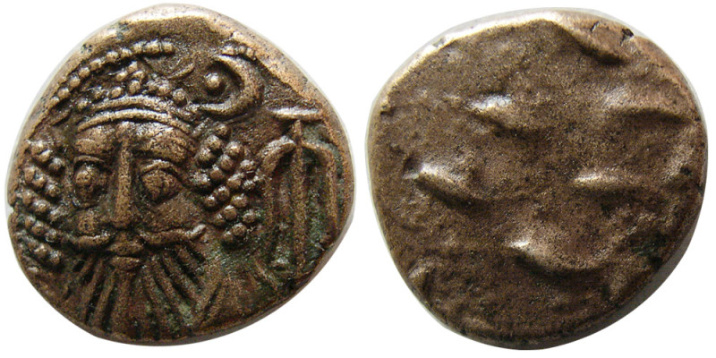 KINGS of ELYMAIS. Orodes II, Circa AD 100-150. Æ drachm (3.86 gm; 15 mm). Bearde...
