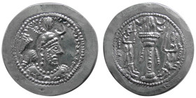 SASANIAN KINGS, Yazdgird I. 399-420 AD. AR Drachm.