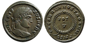 ROMAN EMPIRE; Crispus. as Caesar, AD 316-326. Æ Follis