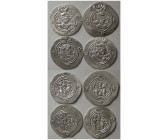 GROUP LOT of 4 SASANIAN KINGS, Khusro II. AR Drachms.