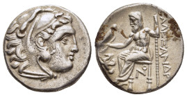 KINGS of MACEDON. Alexander III 'the Great' (336-323 BC). Drachm. Lampsakos, struck under Antigonos I Monophthalmos (circa 306/5-301 BC). 

Obv: Head ...